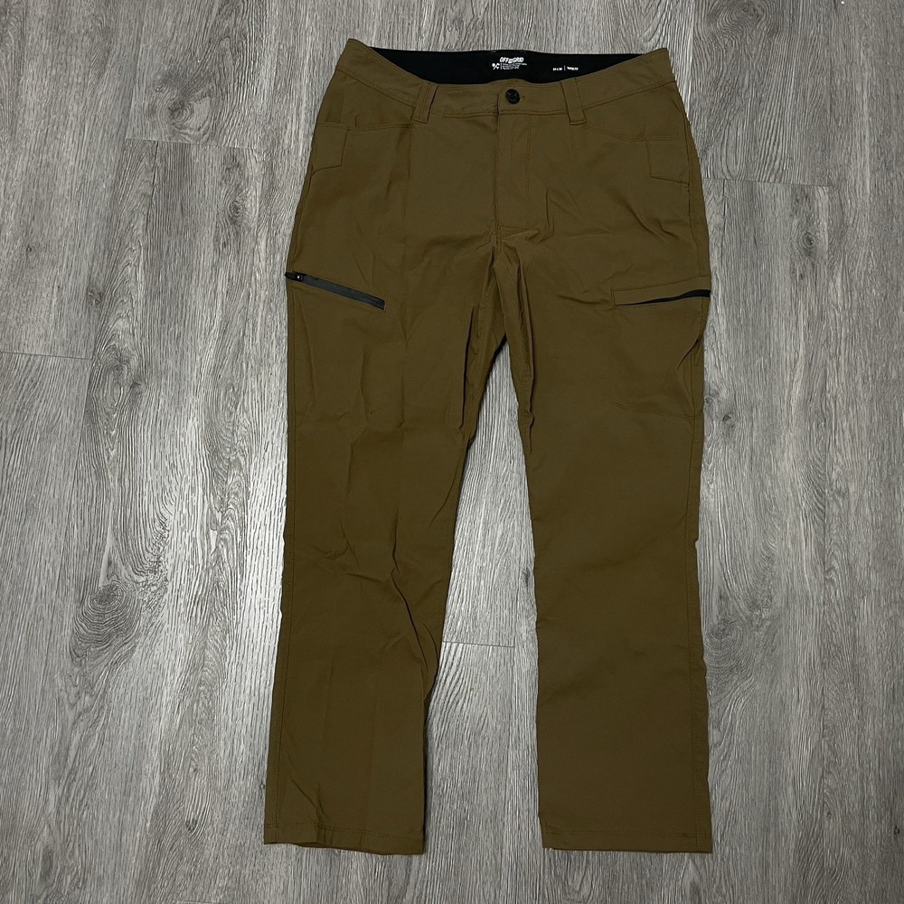 Off The Grid Pants Mens 33x28 Brown Trailblazer Pro Hiking Performance Kuhl